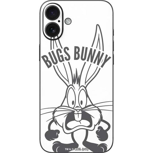 Looney Tunes Bugs Bunny Big Head iPhone 16 Plus Skin